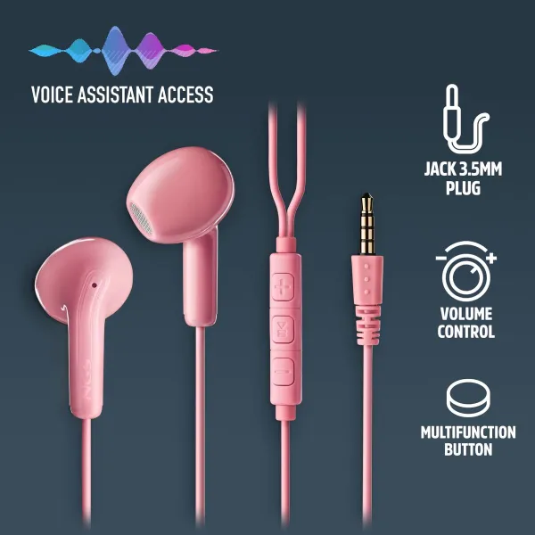 Headphones NGS CROSSFLIPPINK