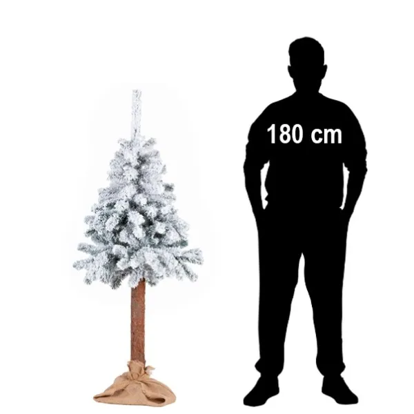 Dirbtinė snieguota eglė ant kamieno Springos CT0201, 160 cm