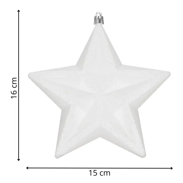Jõulukaunistus täht, Springos CA1382, 15 cm