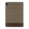 Guess 4G Stripe Allover - Case for iPad Pro 12.9" (2022-2020) (Brown)