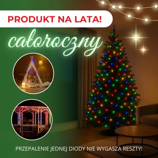 Ziemassvētku lampiņas Springos CL0545, 500 LED