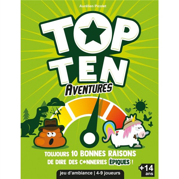 Board game Asmodee Top Ten Adventures