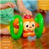Musical Toy Bright Starts Little Roll & Glow Monkey