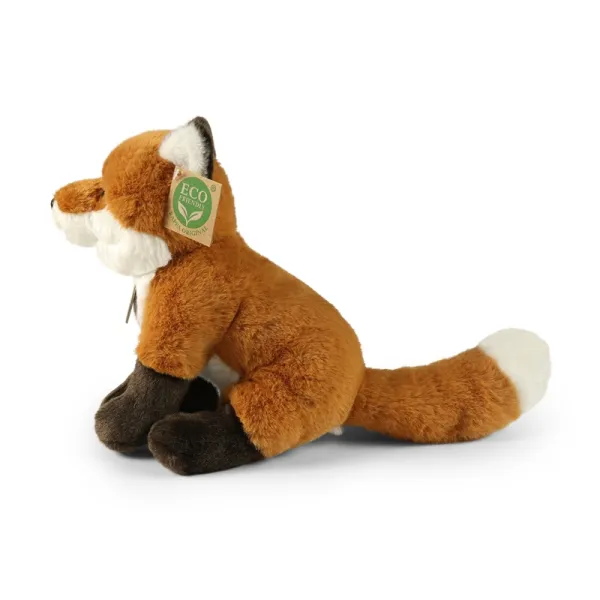 Rappa - Plush realistic mascot Fox sitting 23 cm Eco-Friendly Soft Collection