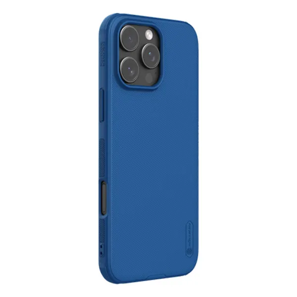 Case Nillkin Super Frosted Shield Pro Magnetic iPhone 16 Pro (niebieski)