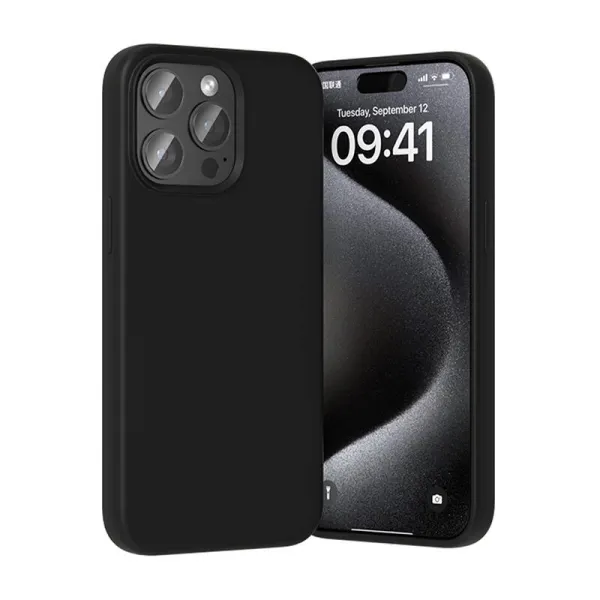 Vention KUFB0-40 Silicone Case for iPhone 15 Pro Max (black)