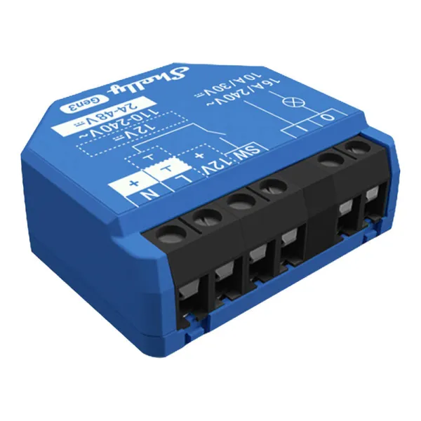 Shelly 1 Gen3 Controller, WiFi/Bluetooth