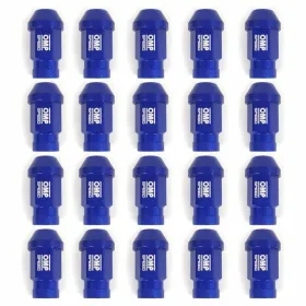 Set Nuts OMP 7075 Blue 20 uds M14 x 1,25