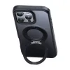 McDodo PC-4933 MagSafe case for iPhone 16 Pro Max with stand (black)
