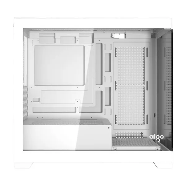 Darkflash C218M computer case + 6 ARGB fans (white)
