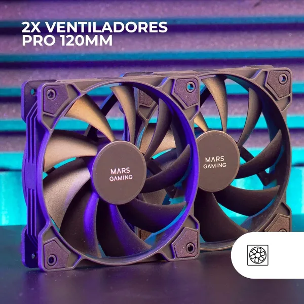 Kārbas ventilators Mars Gaming MFPROX2 Ø 12 cm