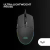Keyboard and Mouse Mars Gaming MCPRGB3ES Black Multicolour Spanish Qwerty (4 Units)