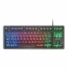 Keyboard Mars Gaming MK023ES Black Spanish Qwerty
