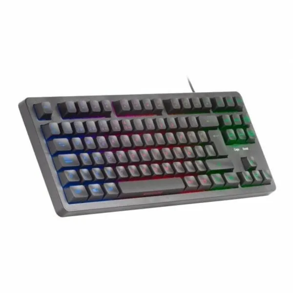 Keyboard Mars Gaming MK023ES Black Spanish Qwerty