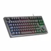 Keyboard Mars Gaming MK023ES Black Spanish Qwerty