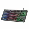 Keyboard Mars Gaming MK023ES Black Spanish Qwerty
