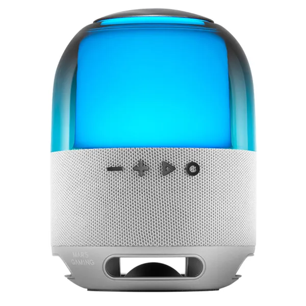 Portable Bluetooth Speakers Mars Gaming MSFLOWW Silver 15 W 4 W