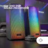 PC-kaiuttimet Mars Gaming MSRGB2 Musta 4 W