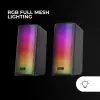 PC Speakers Mars Gaming MSRGB2 Black 4 W