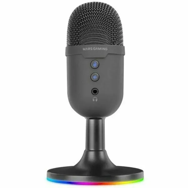 Microphone Mars Gaming ARGB Black
