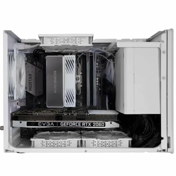Micro ATX/ITX Midtower Korpus Mars Gaming MCXPROW Valge