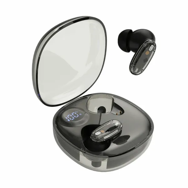 Wireless Earphones with Charging Case Mars Gaming MHIB2 Black