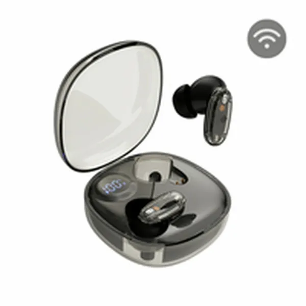 Wireless Earphones with Charging Case Mars Gaming MHIB2 Black