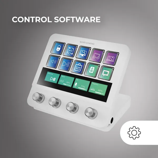 Klaviatuur Mars Gaming MSDPROW Valge