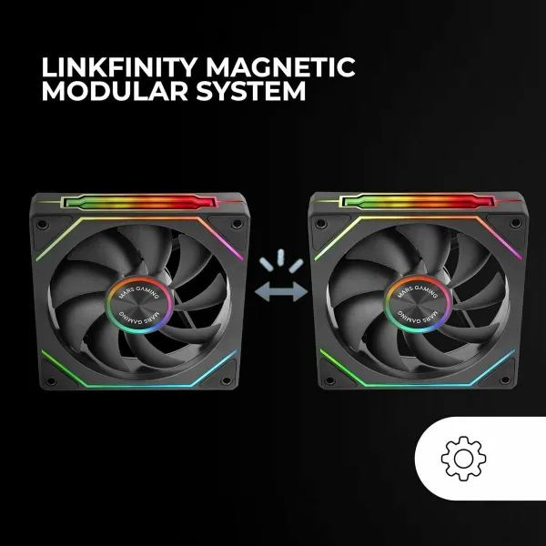 Kārbas ventilators Mars Gaming MF-LINKFINITYKIT2 Ø 12 cm