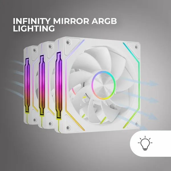 CPU Ventilators Mars Gaming MF-LINKFINITYKIT2R Ø 12 cm