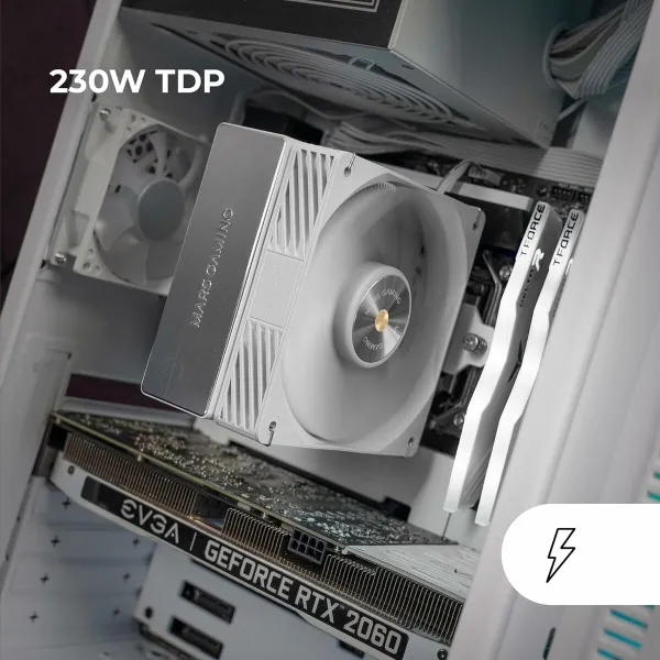 CPU-tuuletin Mars Gaming MCPUX4W