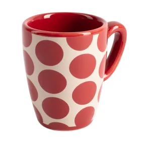 Coffee Set Benetton Red Stoneware Mouse 4 Pieces