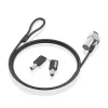 Security Cable Aisens ASLK-D45K06-BK Black 1,5 m