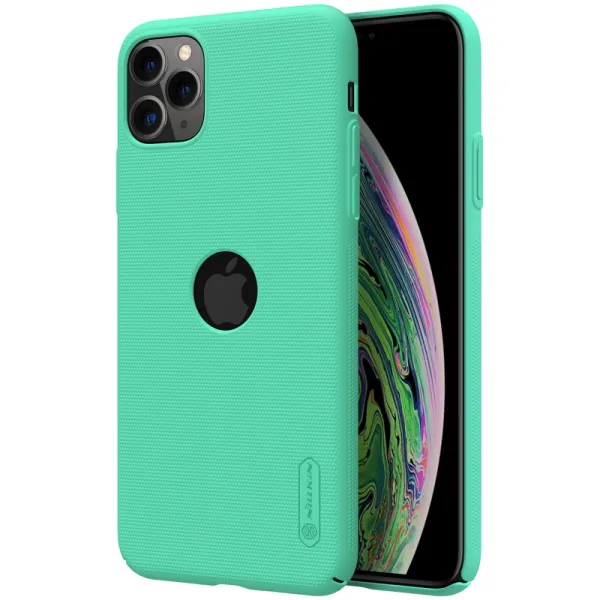 Nillkin Super Frosted Shield - Case for Apple iPhone 11 Pro z wyciêciem na logo (Mint Green)