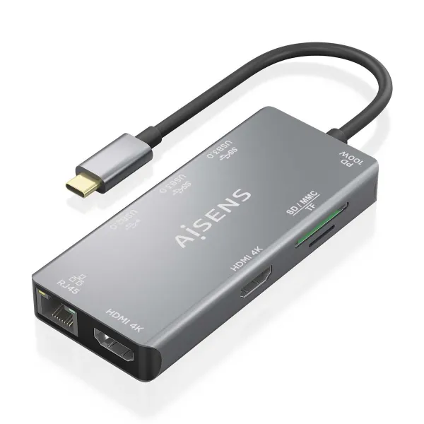 Dockstation Aisens ASUC-9P018-GR