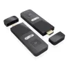 HDMI Adapteris Aisens ASWL-H2K30M001-BK Melns