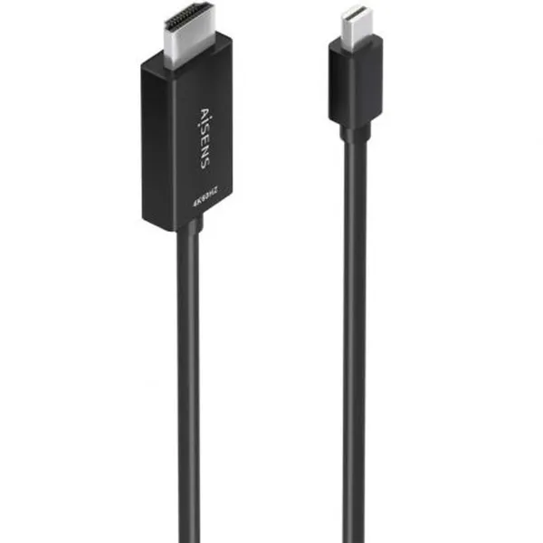 VGA-kaabel Aisens A125-0888 2 m Must