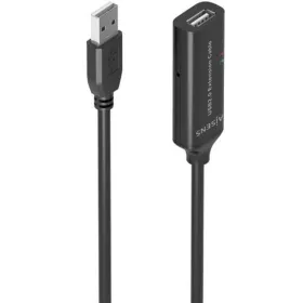 USB Cable Aisens A101-0916 Black 15 m