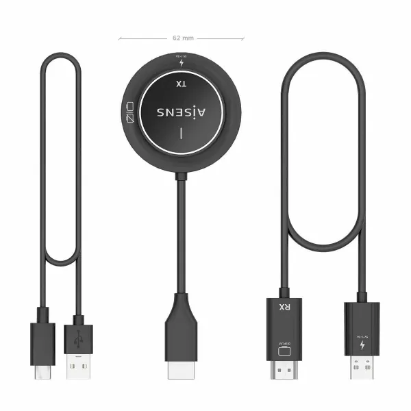 HDMI Cable Aisens ASWL-H2K30M002-BK Black