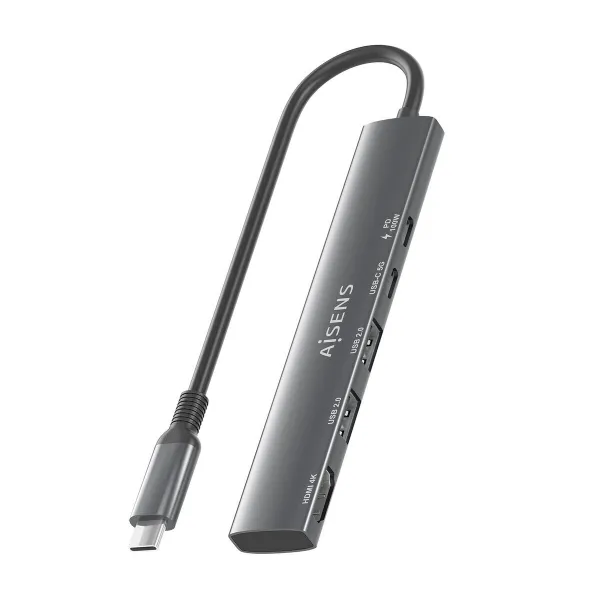 USB Hub Aisens ASUC-5P022-GR