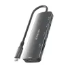 USB Hub Aisens USB-C DOCK 6 EN 1 GRIS Grey 100 W