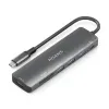 USB Hub Aisens 7 EN 1 Grey 100 W