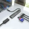 USB Hub Aisens 7 EN 1 Grey 100 W