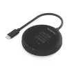 Charging base Aisens DOUBLE BAY Black 50 W