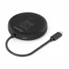 Charging base Aisens DOUBLE BAY Black 50 W