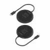 Charging base Aisens DOUBLE BAY Black 50 W