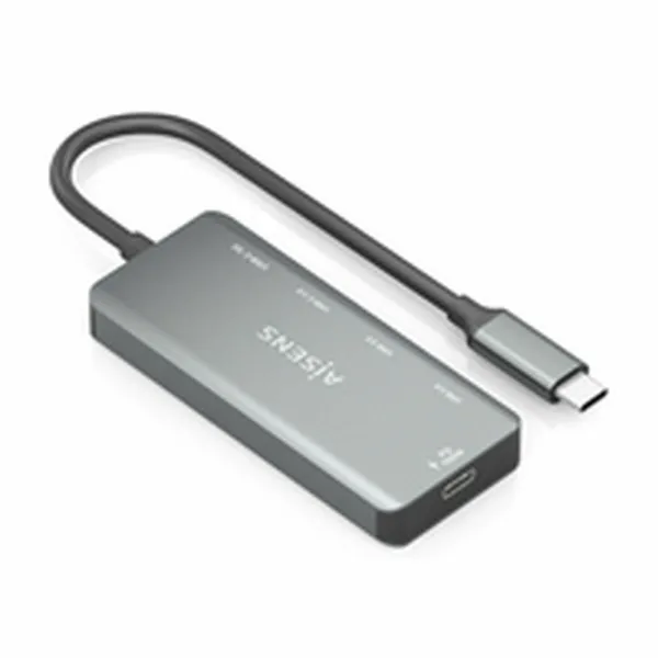 USB Hub Aisens CPNT Grey 100 W 50 W