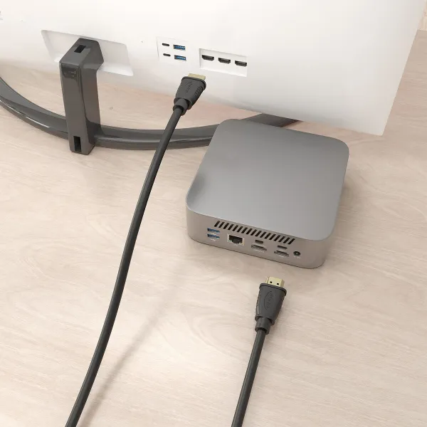 HDMI Cable Aisens A150-0957 Black 50 cm