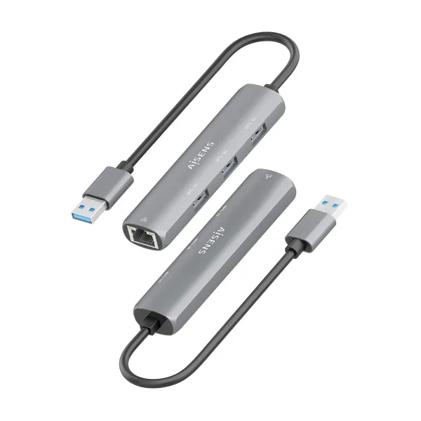 USB Centrmezgls Aisens ASUC-4P034-GR Pelēks