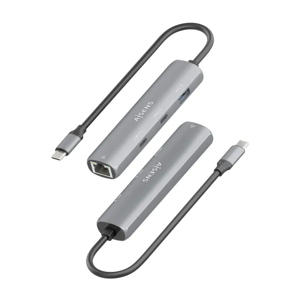 USB Hub Aisens ASUC-4P040-GR Grey